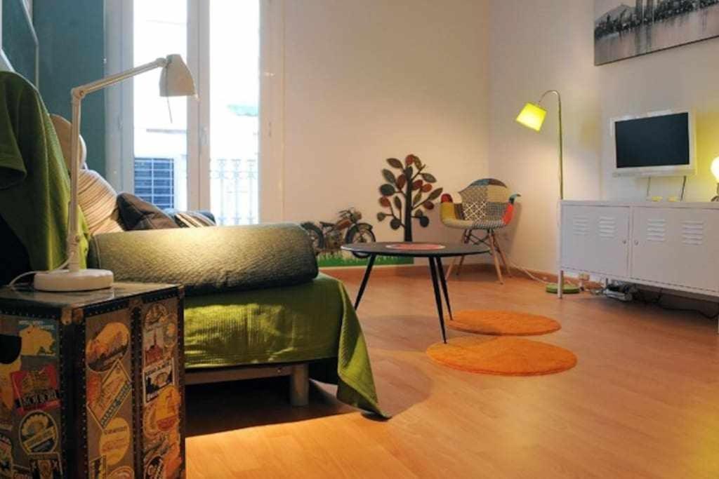 Calm Modern Apartment Barcelona Bagian luar foto